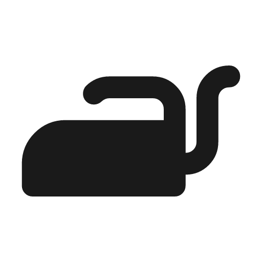 Iron rounded icon, rounded style, from Material Symbols