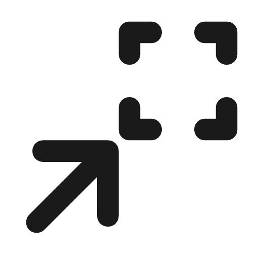 Jump to element rounded icon, rounded style, from Material Symbols