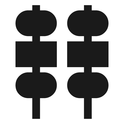 Kebab dining icon, solid style, from Material Symbols