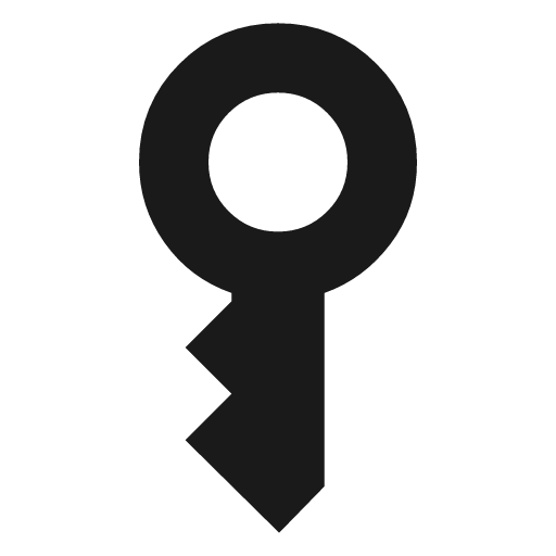 Key vertical icon, solid style, from Material Symbols