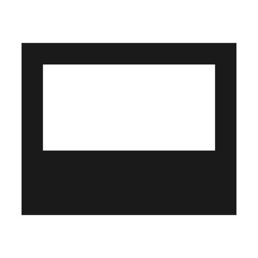 Keyboard full sharp icon, sharp-cornered style, from Material Symbols