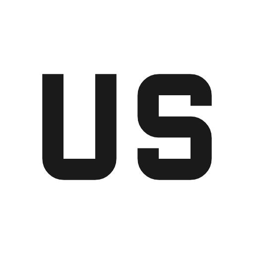 Language us icon, solid style, from Material Symbols