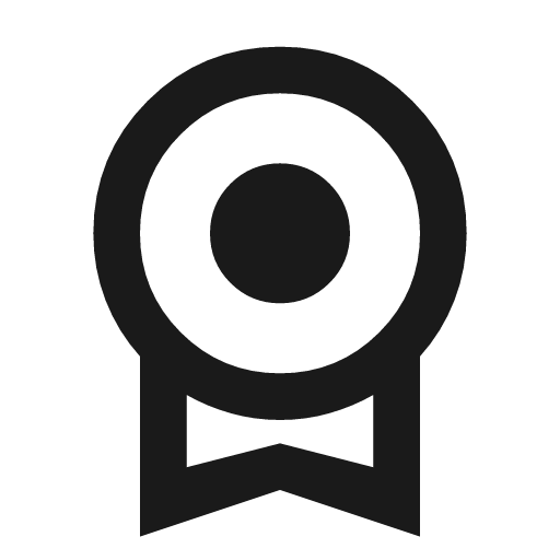 License outline icon, outline style, from Material Symbols