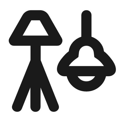 Light group 2 outline rounded icon, rounded style, from Material Symbols