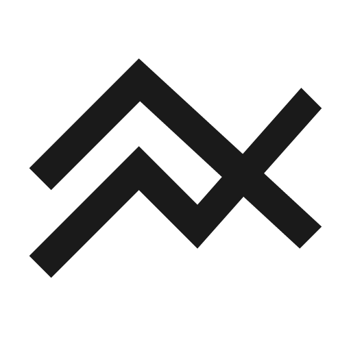 Line axis icon, solid style, from Material Symbols