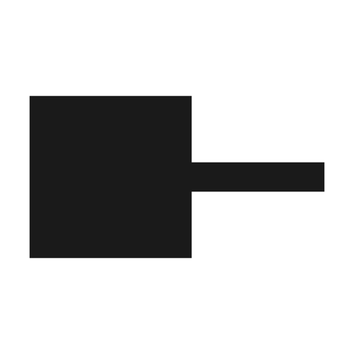 Line start square icon, solid style, from Material Symbols