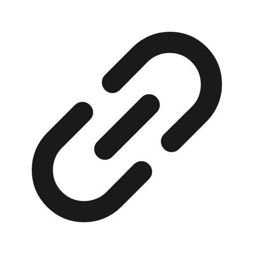 Link 2 rounded icon, rounded style, from Material Symbols