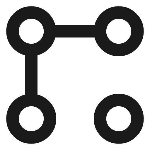 Linked services outline icon, outline style, from Material Symbols
