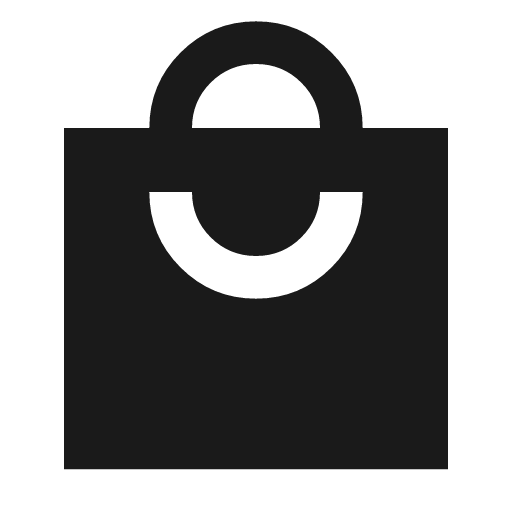 Local mall sharp icon, sharp-cornered style, from Material Symbols