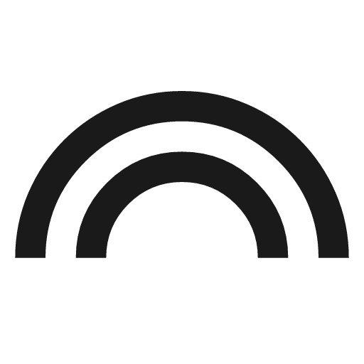 Looks icon, solid style, from Material Symbols