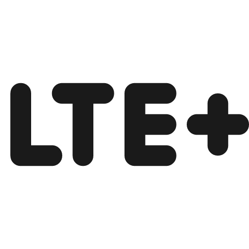 Lte plus mobiledata rounded icon, rounded style, from Material Symbols