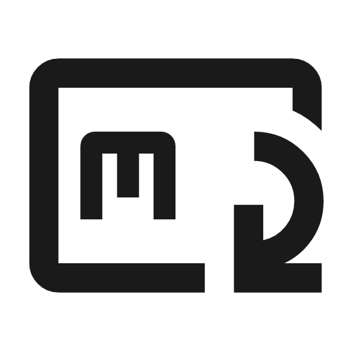 Markdown convert outline icon, outline style, from Material Symbols