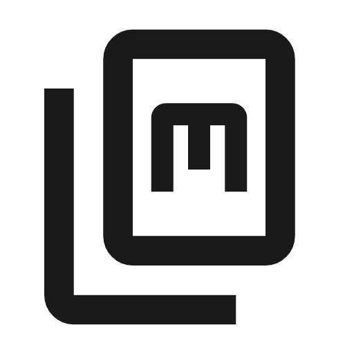 Markdown copy outline icon, outline style, from Material Symbols