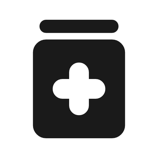 Medication rounded icon, rounded style, from Material Symbols