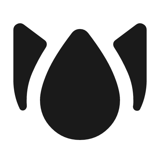 Menstrual health rounded icon, rounded style, from Material Symbols