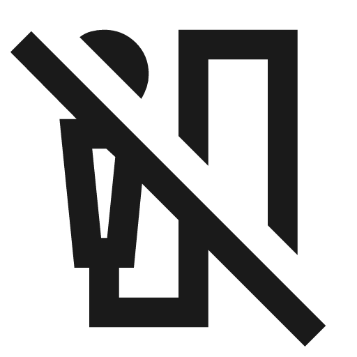Mic external off outline sharp icon, sharp-cornered style, from Material Symbols