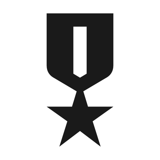 Military tech icon, solid style, from Material Symbols