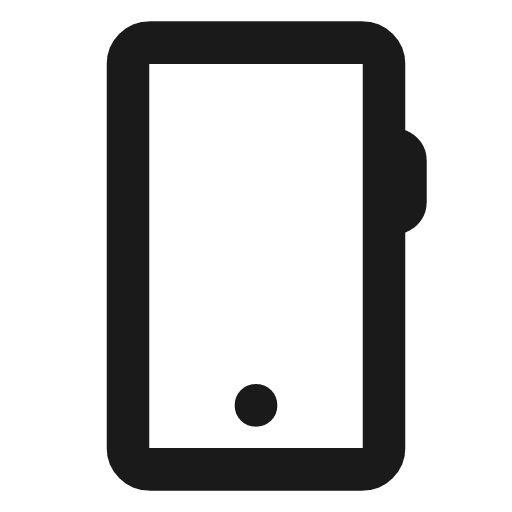 Mobile 2 outline icon, outline style, from Material Symbols