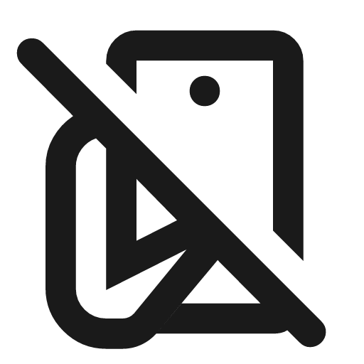Mobile hand left off outline rounded icon, rounded style, from Material Symbols