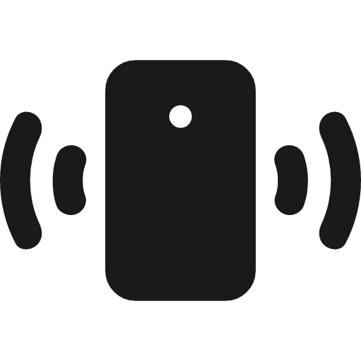 Mobile sound 2 rounded icon, rounded style, from Material Symbols