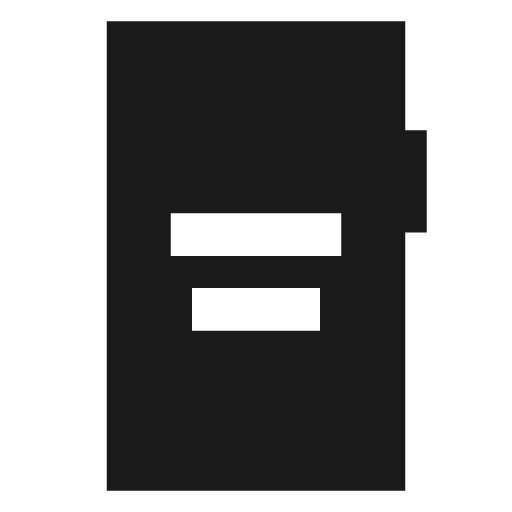 Mobile text 2 sharp icon, sharp-cornered style, from Material Symbols
