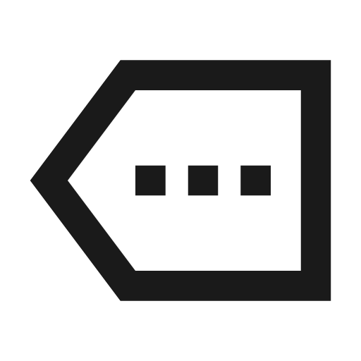 More outline sharp icon, sharp-cornered style, from Material Symbols