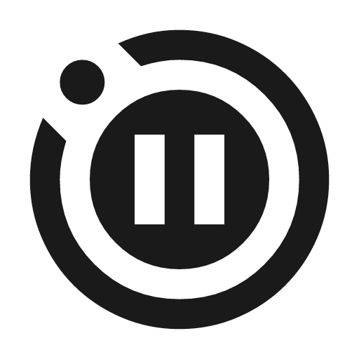 Motion photos paused icon, solid style, from Material Symbols
