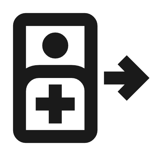 Moving beds outline icon, outline style, from Material Symbols