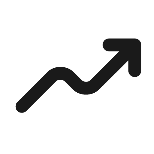 Moving rounded icon, rounded style, from Material Symbols