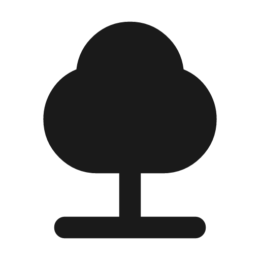 Nature rounded icon, rounded style, from Material Symbols