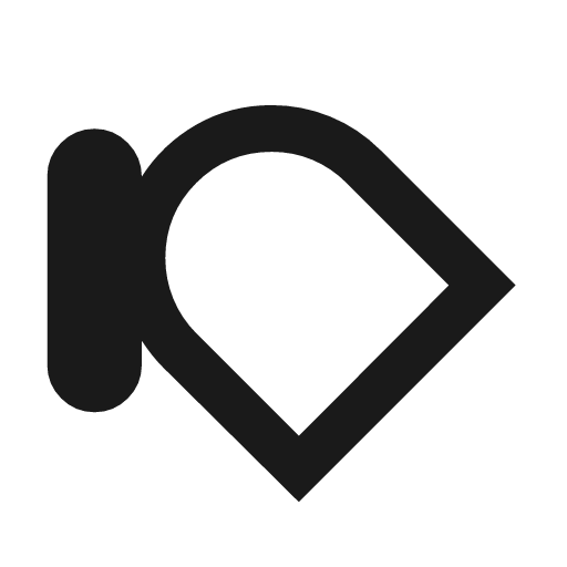 Nest cam wall mount outline sharp icon, sharp-cornered style, from Material Symbols