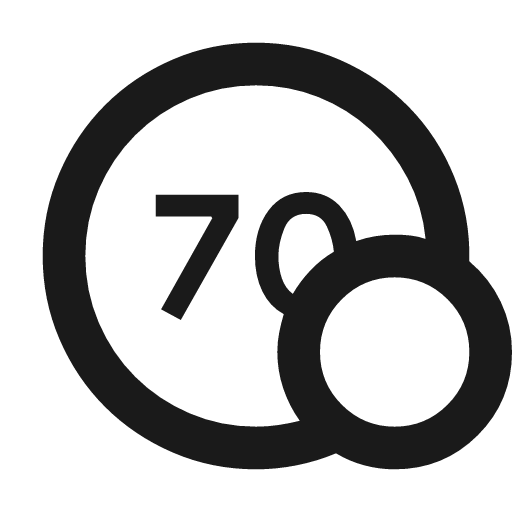 Nest thermostat sensor outline icon, outline style, from Material Symbols