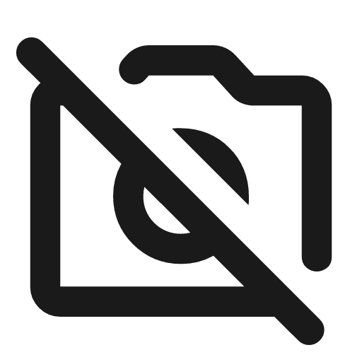 No photography outline rounded icon, rounded style, from Material Symbols