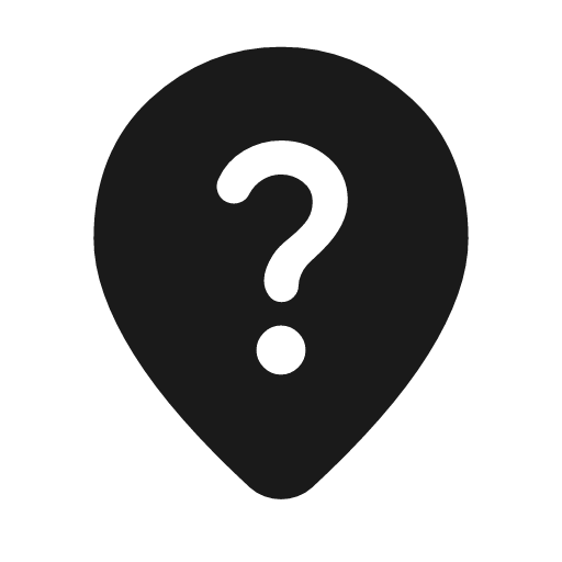 Not listed location rounded icon, rounded style, from Material Symbols