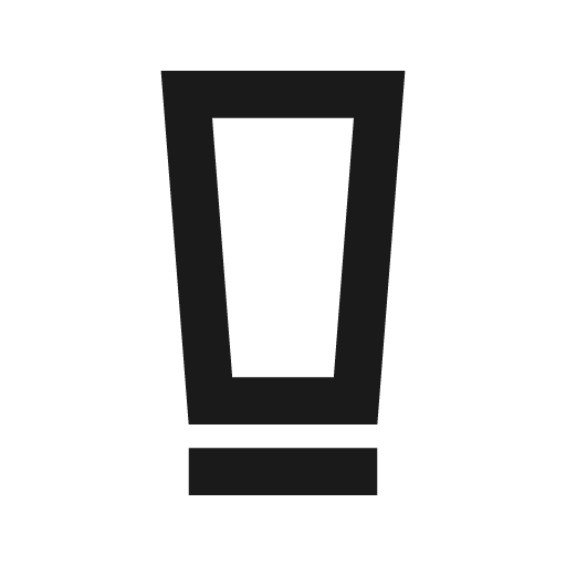 On hub device outline sharp icon, sharp-cornered style, from Material Symbols