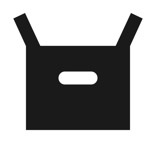 Orders icon, solid style, from Material Symbols