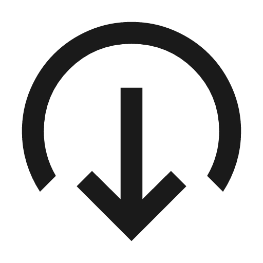 Output circle icon, solid style, from Material Symbols