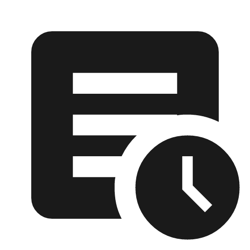 Overview icon, solid style, from Material Symbols
