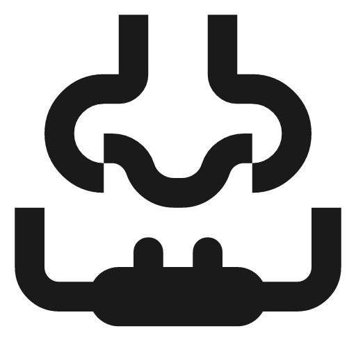 Oxygen saturation outline icon, outline style, from Material Symbols