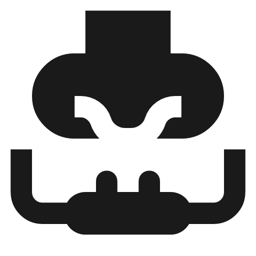 Oxygen saturation icon, solid style, from Material Symbols