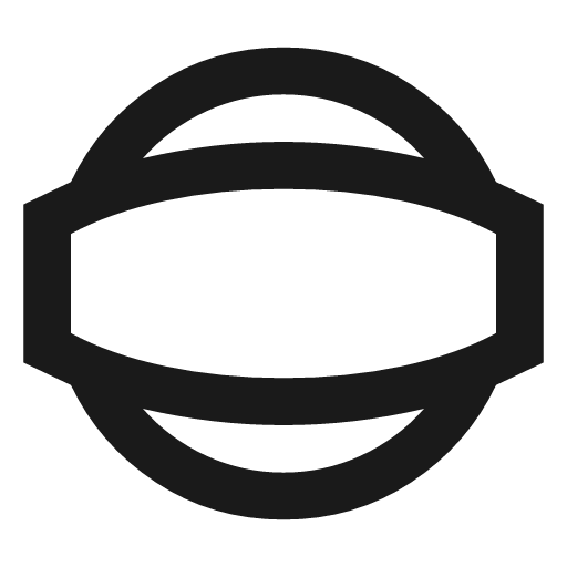 Panorama photosphere outline sharp icon, sharp-cornered style, from Material Symbols