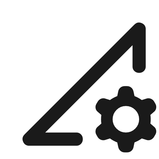Perm data setting outline rounded icon, rounded style, from Material Symbols