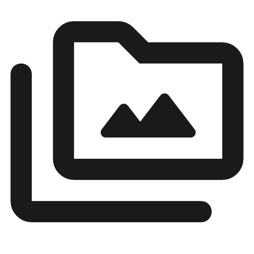 Perm media outline rounded icon, rounded style, from Material Symbols
