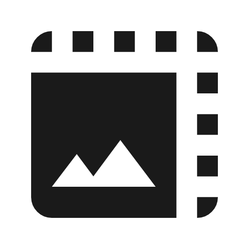 Photo size select large icon, solid style, from Material Symbols
