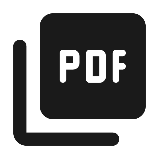 Picture as pdf rounded icon, rounded style, from Material Symbols