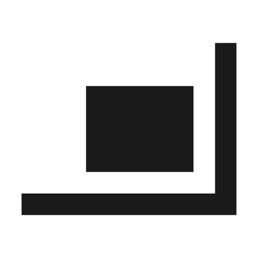 Picture in picture medium sharp icon, sharp-cornered style, from Material Symbols