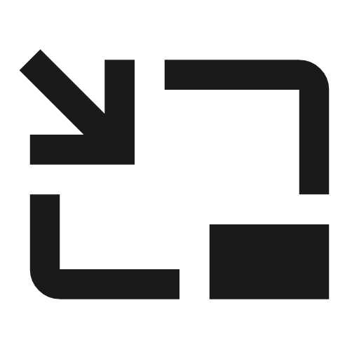 Pip icon, solid style, from Material Symbols