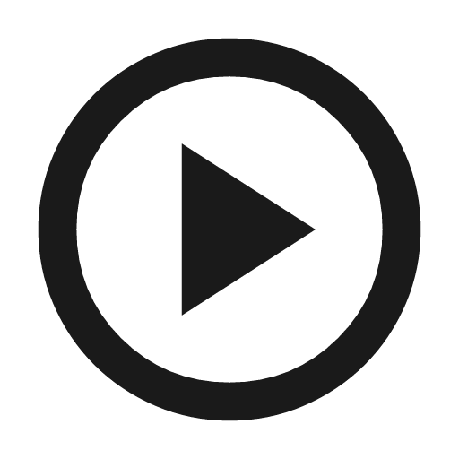 Play circle outline icon, outline style, from Material Symbols