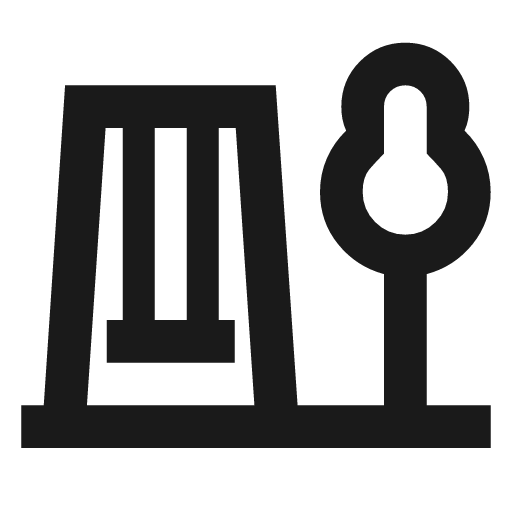 Playground outline sharp icon, sharp-cornered style, from Material Symbols
