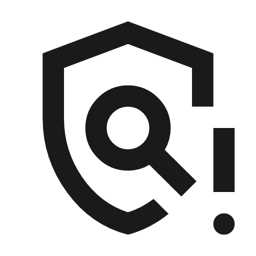 Policy alert outline icon, outline style, from Material Symbols